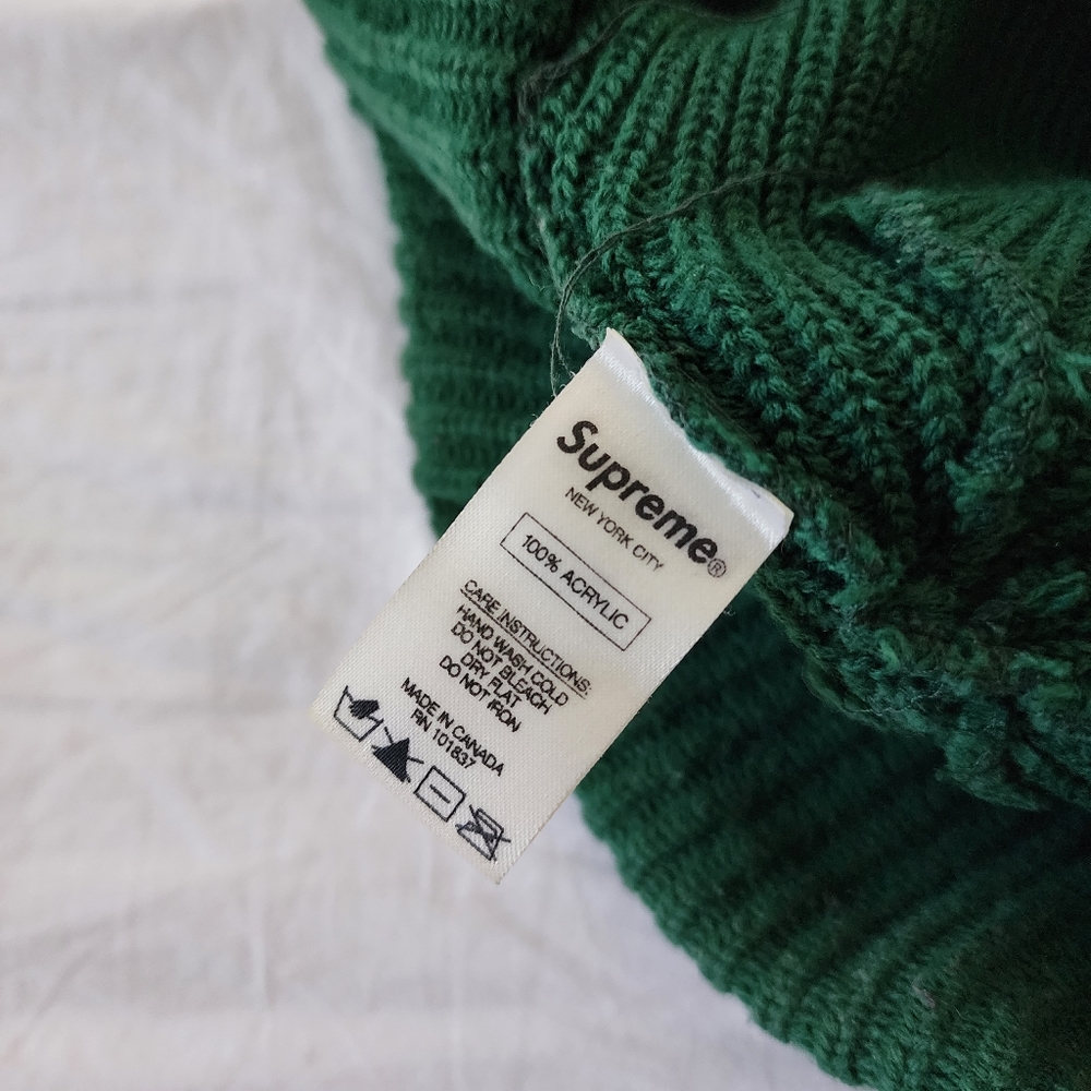 Supreme Gauge Beanie Forest Dark Green - Picture 3 of 3